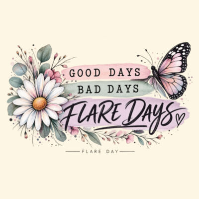 Good Days, Bad Days, Flare Days - Tote Bag Design