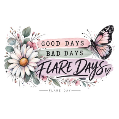 Good Days. Bad Days, Flare Days - Cushion Cover Design
