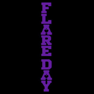 Flare Day Comfort Leggings -- Lavender Print Design