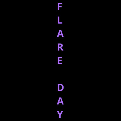 Flare Day Active Leggings - Lavender Design