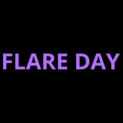 Flare Day Classic Women's Tee - Lavender Print  Design