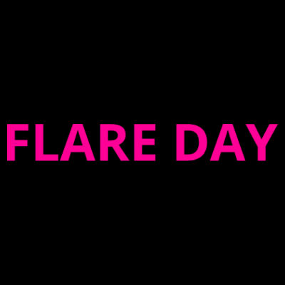 Flare Day Racer Back Singlet - Pink Design