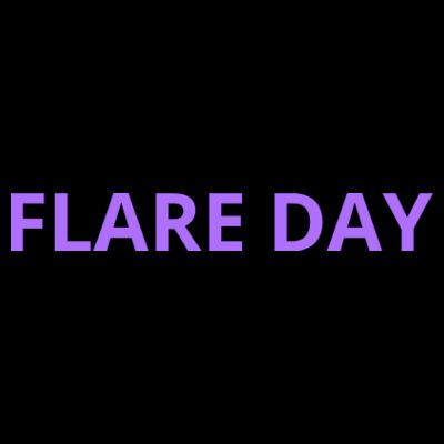 Flare Day Classic Hoodie - Lavender Print  Design