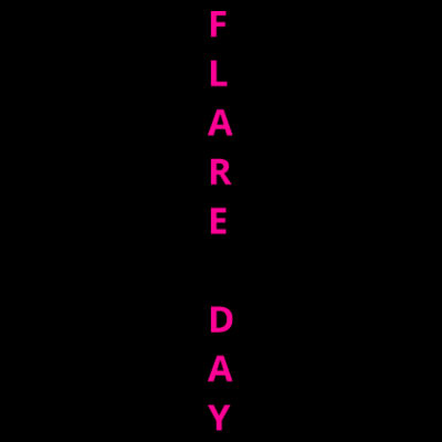 Flare Day Zip Up Fleece Hoodie - Pink Print Design