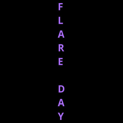 Flare Day Women's Fleece Hoodie - Lavender Print  Design