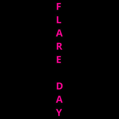 Flare Day Women's Crew Sweatshirt - Pink Print Design
