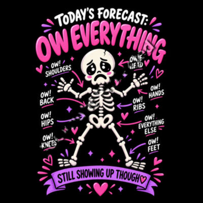 Today's Forecast: Ow Everything Tee Design