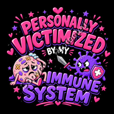Personally Victimized By My Immune System Hoodie  Design