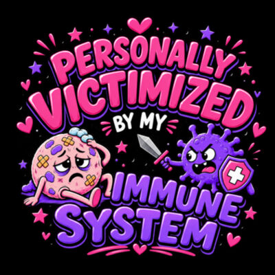Personally Victimized by my Immune System Laptop Sleeve Design