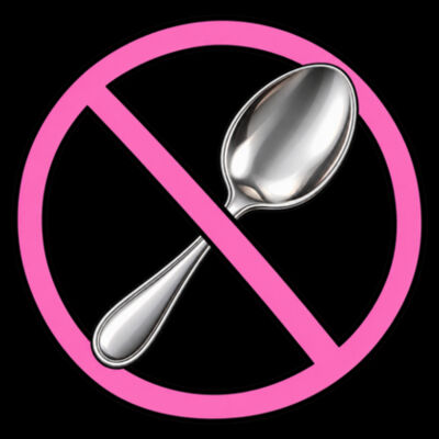 No Spoons Tote Bag Design
