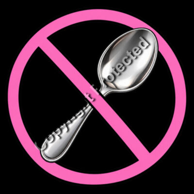 No Spoons Fleece Hoodie Design