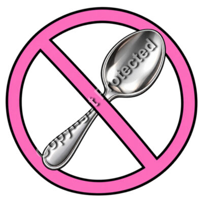 No Spoons Long Sleeve Tee Design