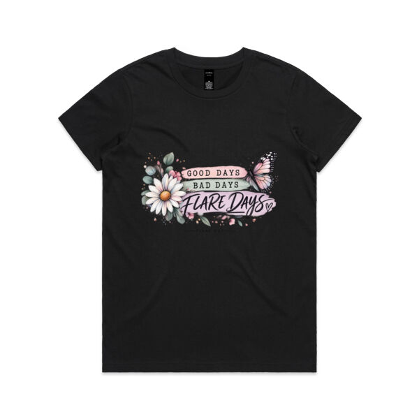 Good Days, Bad Days, Flare Days - Women's Tee Thumbnail