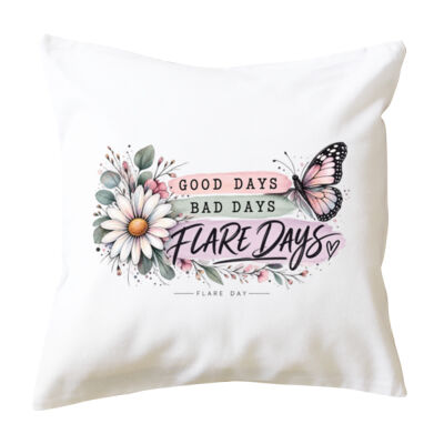 Good Days. Bad Days, Flare Days - Cushion Cover Thumbnail