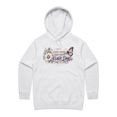 Good Days, Bad Days, Flare Days - Women's Supply Hoodie Thumbnail