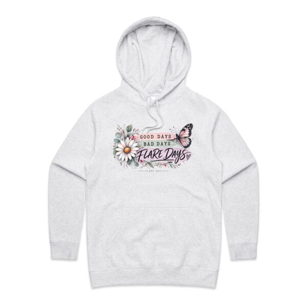 Good Days, Bad Days, Flare Days - Women's Supply Hoodie Thumbnail
