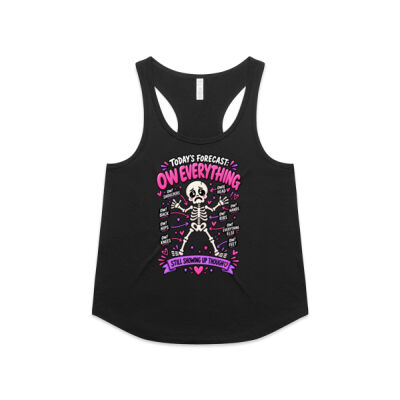 Today's Forecast: Ow Everything Racerback Singlet Thumbnail