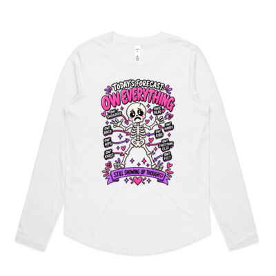 Today's Forecast: Ow Everything Long Sleeve Tee Thumbnail