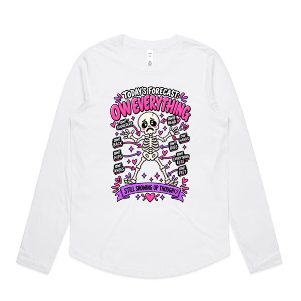 Today's Forecast: Ow Everything Long Sleeve Tee Thumbnail