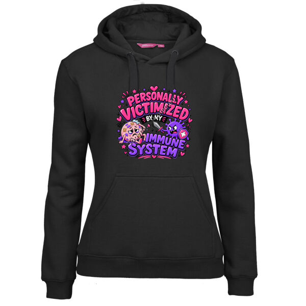 Personally Victimized By My Immune System Fleece Hoodie  Thumbnail