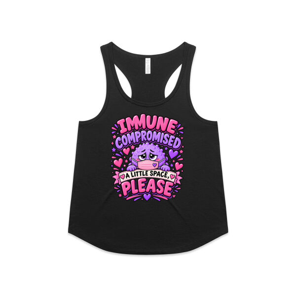 Immune Compromised Racerback Singlet Thumbnail