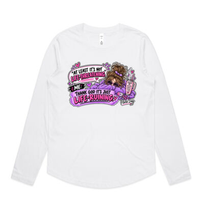 Just Life Ruining Long Sleeve Tee Thumbnail
