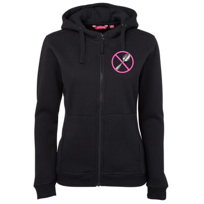 No Spoons Zip Up Fleece Hoodie  Thumbnail